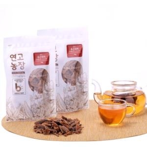 연고농장  볶음 국산 유근피차 50gx2봉