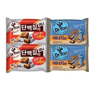 오리온 닥터유 에너지바 330g+단백질바 337.5gx각2개 총4개