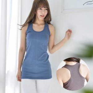 365바이  여자 후라이스 롱망고나시 레이어드 면스판 민소매  5680508