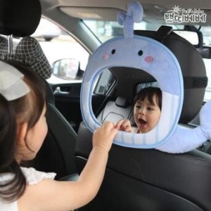 쁘띠베베  자동차 후방 안전 거울 아기고래