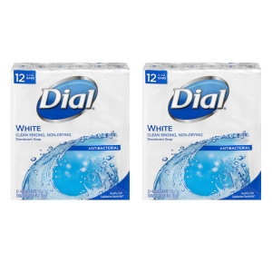 다이알 데오드란트 화이트 솝 비누 113g 24개