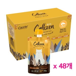 한국스마트사료 캣티즌 무스 새우 90g