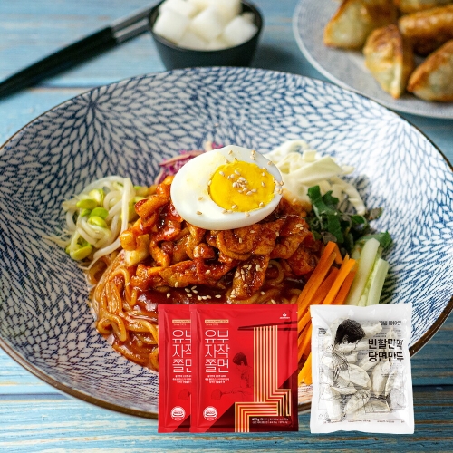 엄지식품  반야월할매 유부자작쫄면 423g + 당면만두 420g