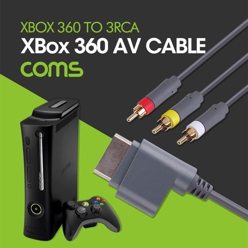 Coms 온새미로 게임 AV 케이블 XBox360용 1.8M
