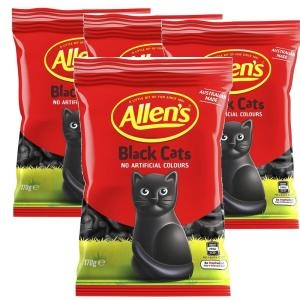 알렌즈 Allens Black Cats Lollies 호주 검은고양이 롤리 젤리 170g 4팩 - 에누리 가격비교