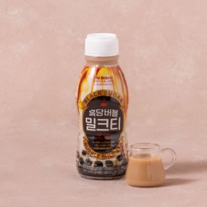 이마트 노브랜드 흑당버블 밀크티 350ml