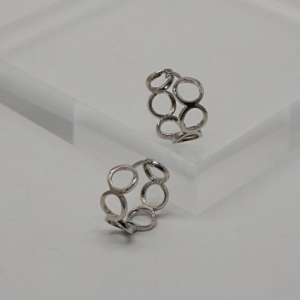 텐바이텐  아뮤엘 925 lver 서클 원터치 이어링 AMQE2955