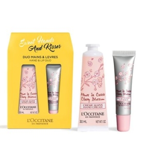 록시땅 체리 블라썸 핸드&립밤 듀오 2종세트