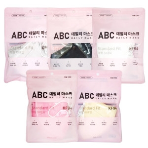 하도웨버스 ABC 데일리 마스크 KF94 대형 10매입