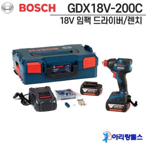  보쉬 GDX 18V-200C [6.0Ah, 배터리 2개]