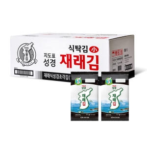 성경식품 지도표성경김 재래김 17g
