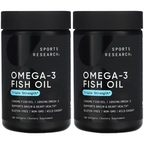 스포츠리서치 케토 오메가3 MCT오일 아스타잔틴 120캡슐