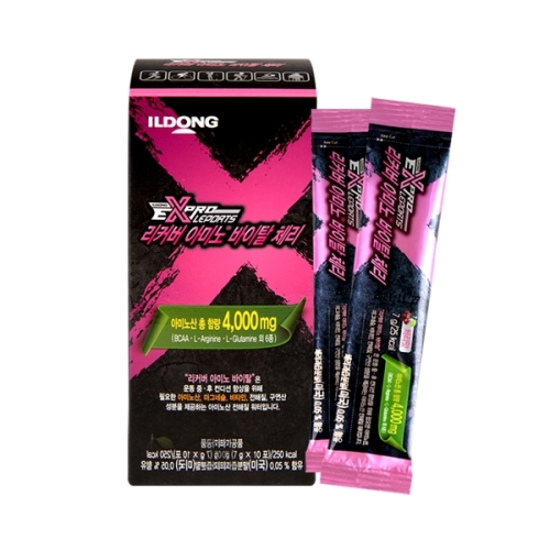 일동생활건강 일동 리커버 아미노 바이탈 워터 BCAA 아미노산 4000mg 레몬맛 1박스 10포 +보틀