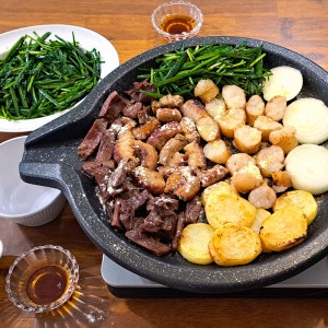 하루의창고 박나래 업소용 고기 불판