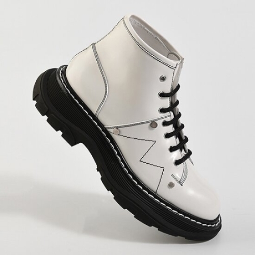 알렉산더맥퀸 레이스업 앵클부츠_595469 WHQSG 6959