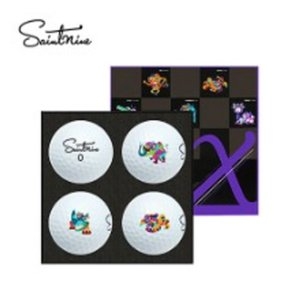 넥센  오너클랜 골프공 로고 인쇄 홀인원 기념 답례품 화이트볼 4구 4FBA96