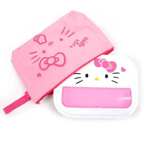 릴팡 올인원 가방수저통 식판세트 키티식판