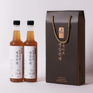 푸드공작소 일석이조 생강진액 선물세트 500ml 2개
