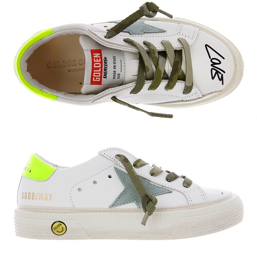 골든구스 레터링 네온탭 스니커즈_GYF00112 F002817 10971