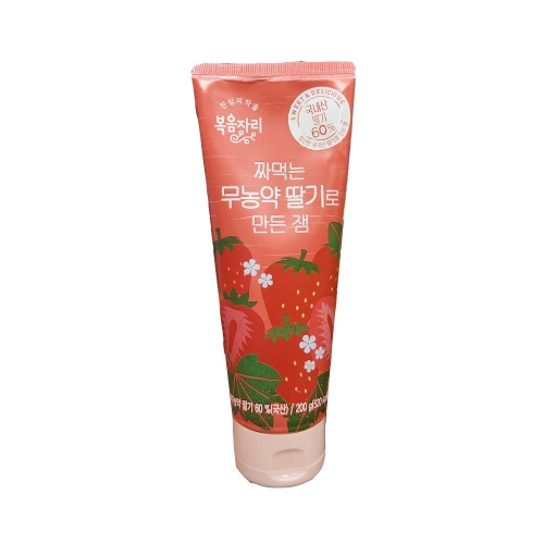 복음자리 짜먹는 무농약 딸기로 만든 잼 200g
