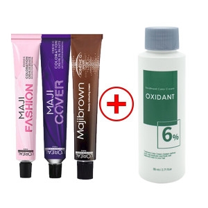 로레알 염색약 50ml 산화제포함 마지브라운 새치용 B4.0 쿨브라운