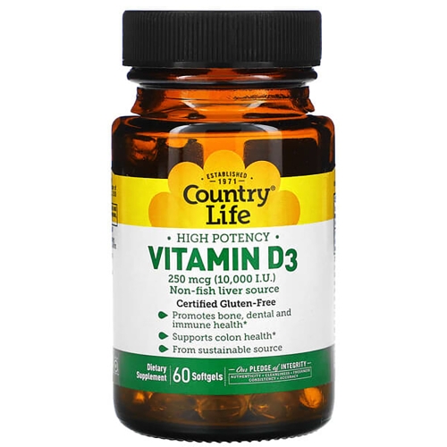 컨트리라이프 Country Life Vitamin D3 High Potency