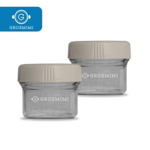 그로미미 그레이 에스텐 이유식용기 150ml 2P