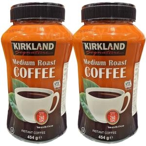 코스트코 커클랜드 시그니춰 인스턴트 커피 454g x 2세트 재료 원두콩 가루 머신 대용량