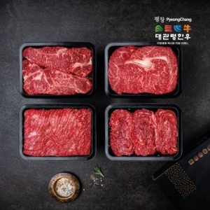 평창영월정선축협  대관령한우 1++등급 눈꽃등심세트 2호 2kg