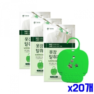 크린스타 옷장탈취제 숲속향 4g