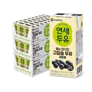 연세우유 뼈를 생각한 고칼슘두유 검은콩 190ml 72팩 YS238 32162177