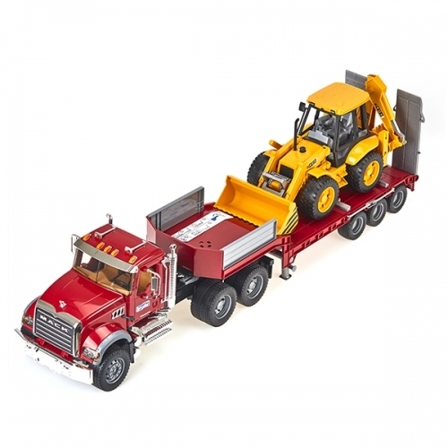 MACK 트럭과 백호 로더 (BR02813)