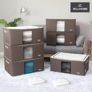 벨라홈  대용량 와이어 이불정리함 105L+압축팩