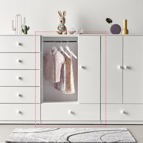 플라망  밀크 800 강아지 옷장