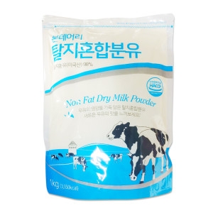 코리원 탈지분유 1kg 유청분말 전지분유 우유 분유