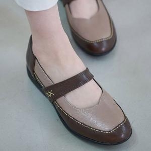 L_6ED6A5 플랫슈즈 통굽 3.5cm 부모님 생신 효도 선물 낮은굽