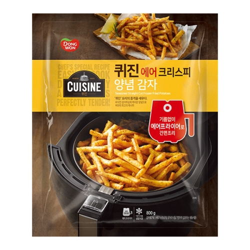 동원F&B  퀴진 에어 크리스피 양념감자 800g