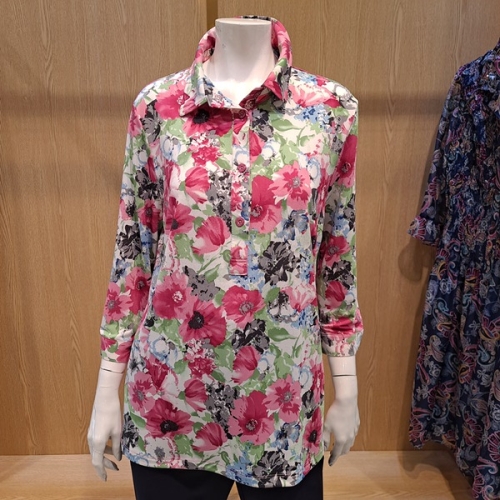 세루치 현대신촌 스텐카라티셔츠 S22905A