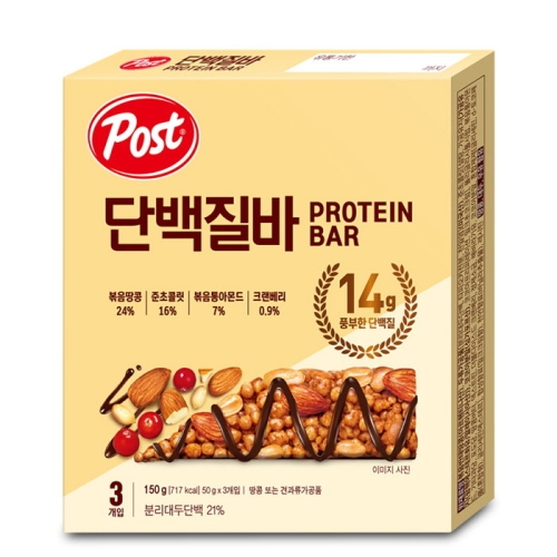 동서식품 포스트 단백질바 50g
