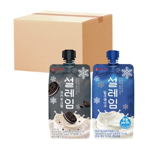 롯데제과  설레임 밀크 쿠키앤크림 10개씩 총 20개