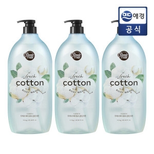 샤워메이트 내추럴 바디워시 클린코튼 1200g