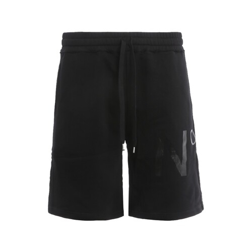 넘버투애니원  N21  20SS D0414214 1101 빅 로고 화이트 반바지