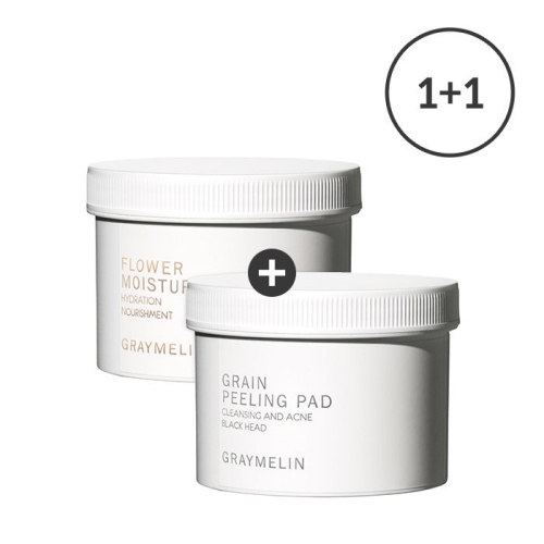 그레이멜린 포토리뷰1,000P 1+1 곡물 필링패드/꽃물 보습패드