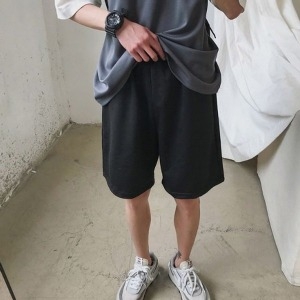 남성 캐주얼 여름 면 반바지 해변 바갓가 여행 코디 W9EEFEA