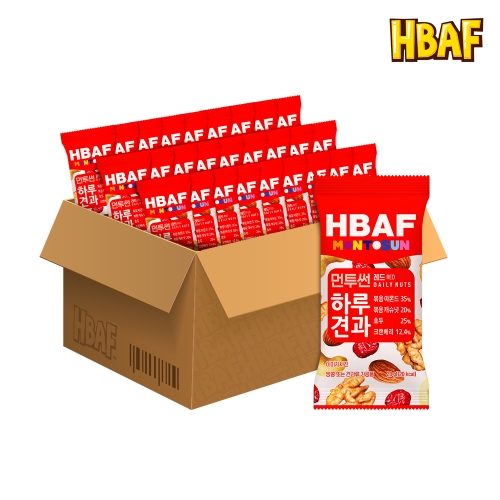 (주)바프 HBAF 먼투썬 하루견과 레드 20g
