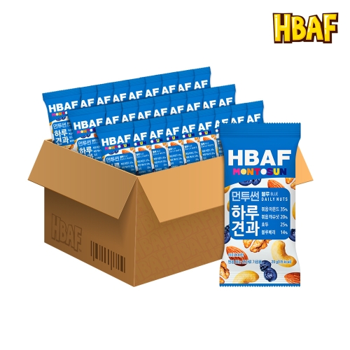 HBAF 먼투썬 하루견과 블루 20g