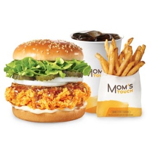 맘스터치 싸이버거 세트