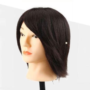 MJK 남성통가발 10인치 B형 100%인모 연습모 남성커트