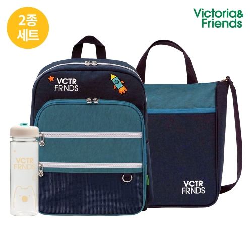 빅토리아앤프렌즈 앤프렌즈 초등학생 책가방 2종 세트 위티라이트