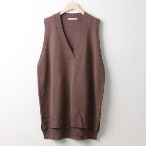 아이우먼 퍼블릭 루즈 니트조끼 RMw120M108 빅사이즈